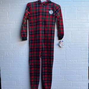 Sleep on it holiday jumpsuit hoodie zipper